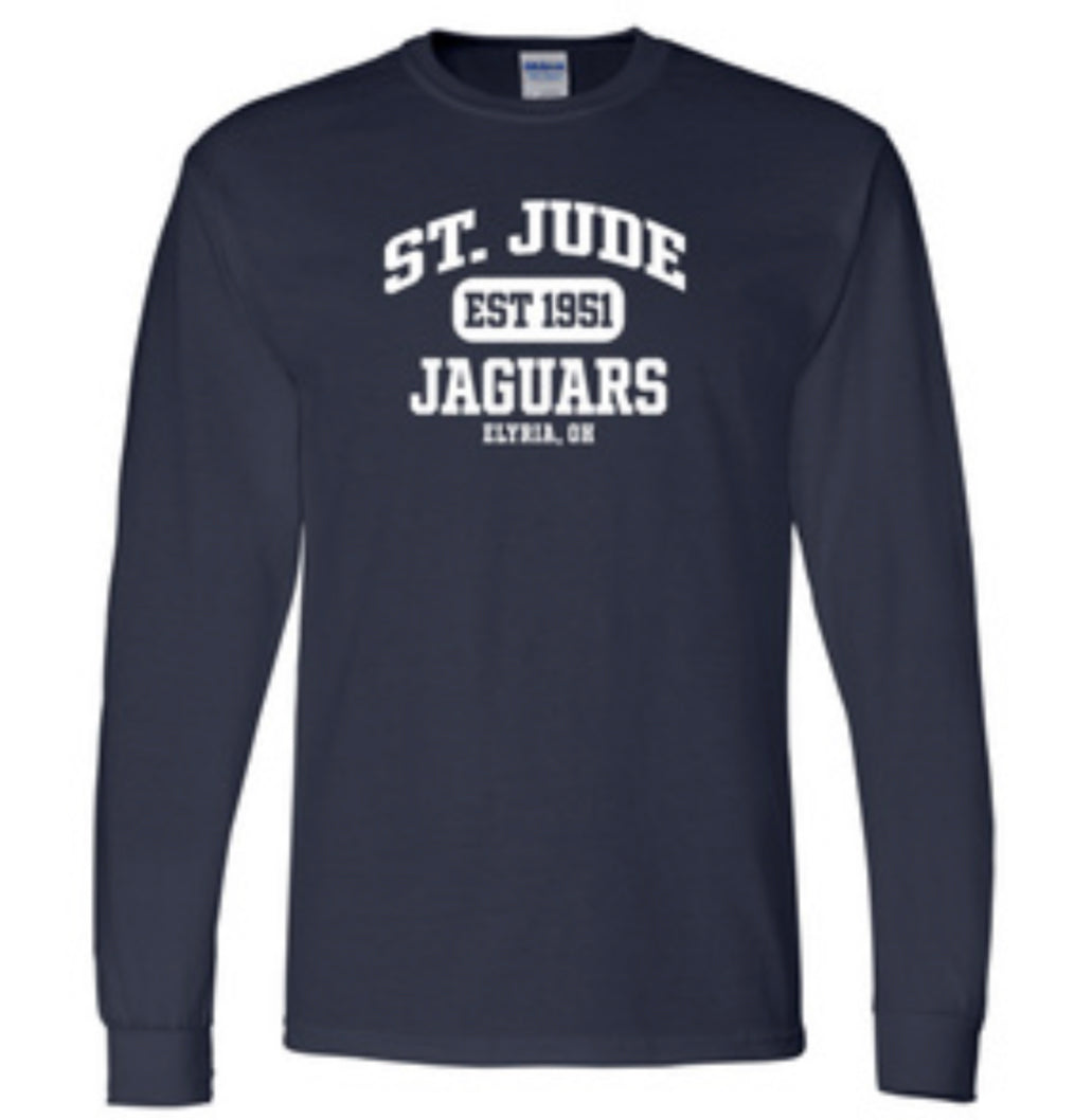Long Sleeve T-Shirt with Collegiate Logo