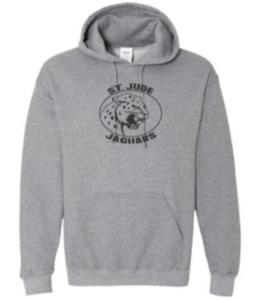 Hooded Sweatshirt with Jaguar Logo