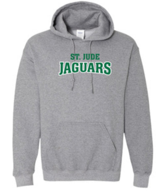 Hooded Sweatshirt with St. Jude Jaguar Logo